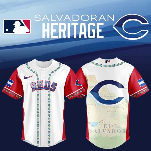 Cincinnati Reds Salvadoran Heritage Jersey 2025 – Latino Baseball Edition