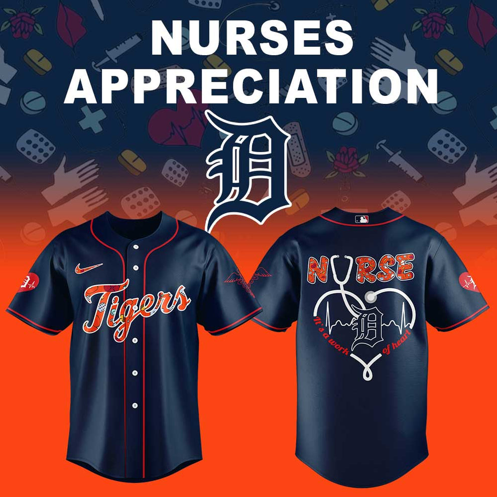Detroit Tigers Nurses Appreciation Navy Blue Jersey – Limited Edition Detroit Tigers Nurses Appreciation Navy Blue Jersey – Limited Edition