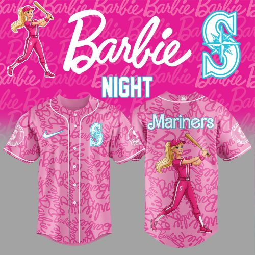 Seattle Mariners Barbie Night Combo Jersey