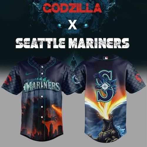 Seattle Mariners Godzilla Combo Jersey