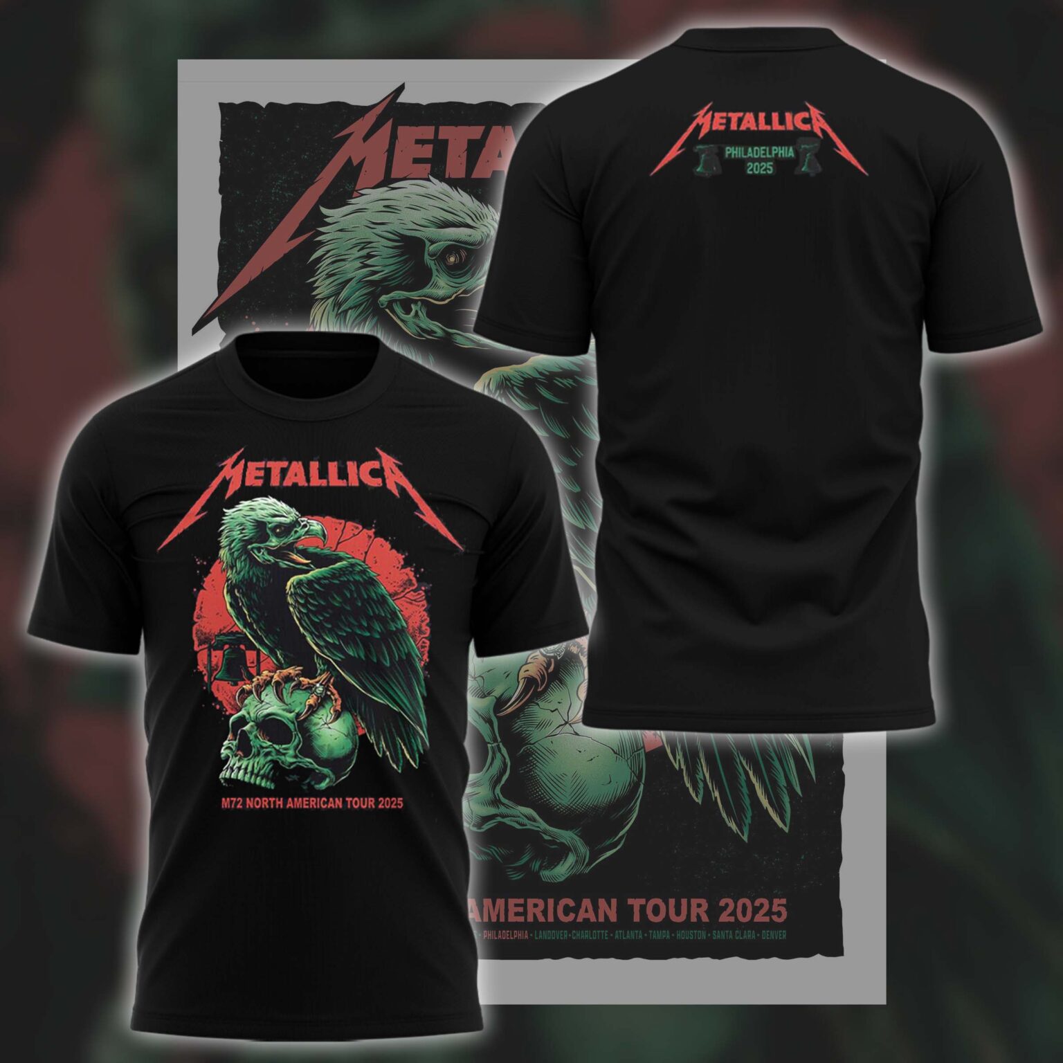 Metal M72 Philly Pop-Up Black TShirt Metal M72 Philly Pop-Up Black TShirt