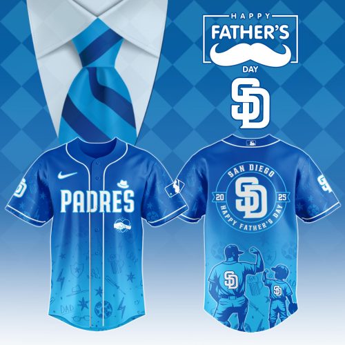 San Diego Padres 2025 Father’s Day Jersey – MLB Limited Fan Shirt
