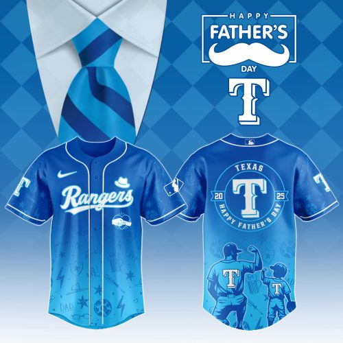 Texas Rangers 2025 Father’s Day Jersey – Official MLB Fan Shirt