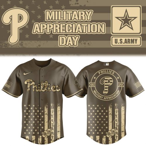 Phillies Baseball Military Appreciation Day Jersey