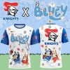 Newcastle Knights x Bluey & Bingo 2025 Graphic T-Shirt