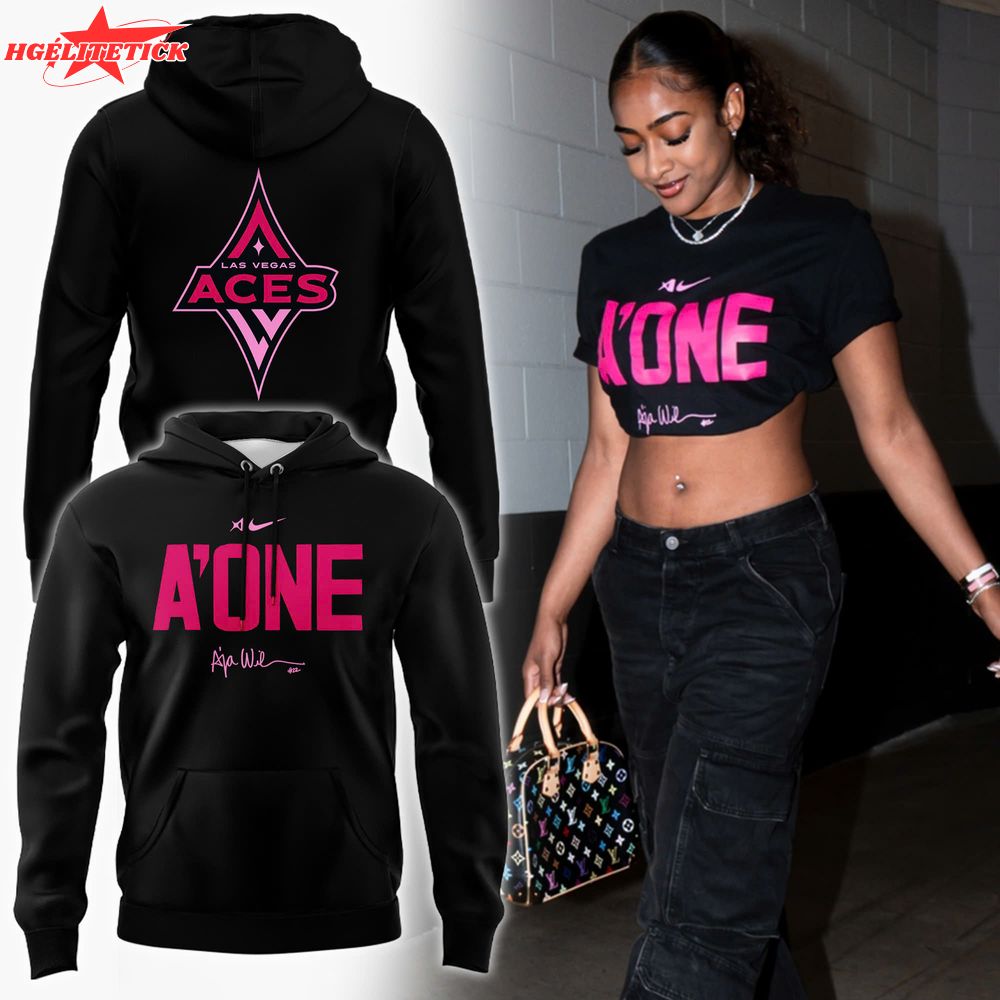 A’ONE Las Vegas Aces Hoodie – WNBA Fan Gear Pullover A’ONE Las Vegas Aces Hoodie – WNBA Fan Gear Pullover