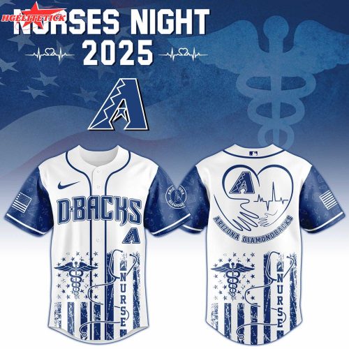 Arizona Diamondbacks Nurses Night 2025 Jersey – Exclusive MLB Design