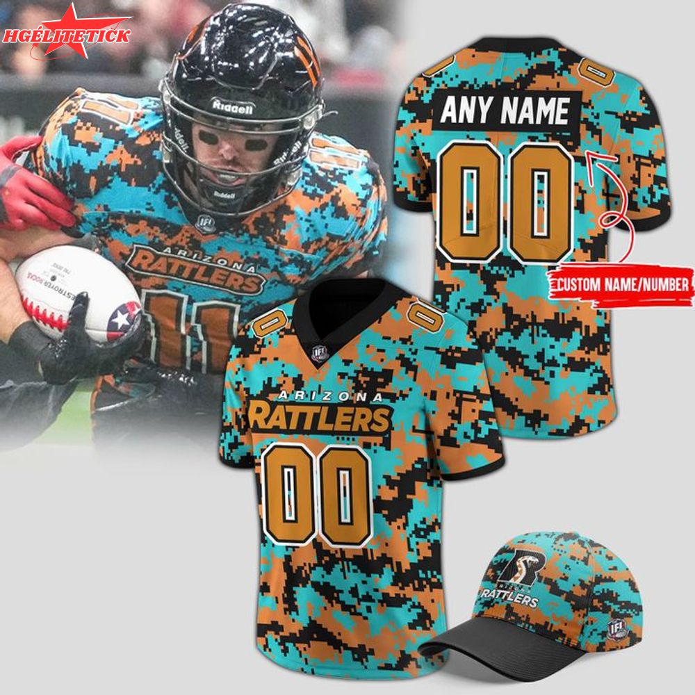 Arizona Rattlers Military Nights Football Jersey 2025 – Arena Football League Edition Arizona Rattlers Military Nights Football Jersey 2025 – Arena Football League Edition