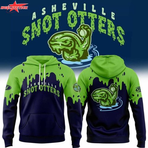 Asheville Tourists Snot Otters Replica Hoodie – Team Mascot Pullover
