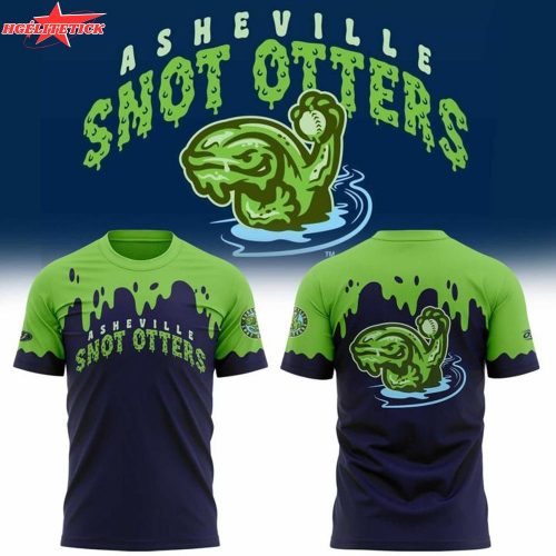 Asheville Tourists Snot Otters Replica T-Shirt – Mascot Baseball Tee