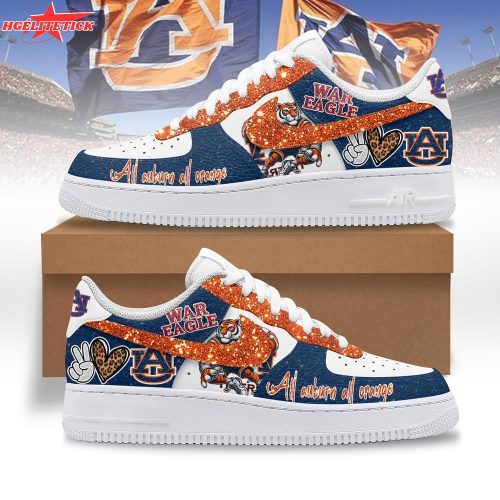 Auburn Tigers AF1 Sneakers – Custom College Fan Shoes