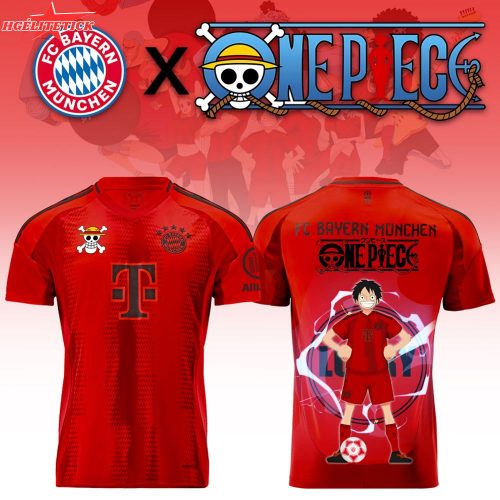 Bayern Munich x One Piece Vintage Unisex T-Shirt – Anime Soccer Fan Tee 2025