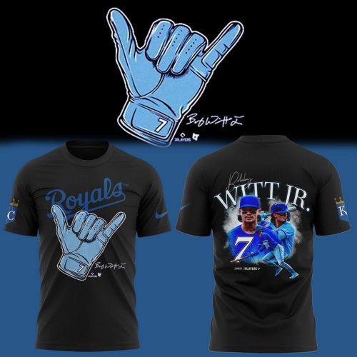 Bobby Witt Jr Hand Sign Signature T-Shirt – Exclusive Player Tribute