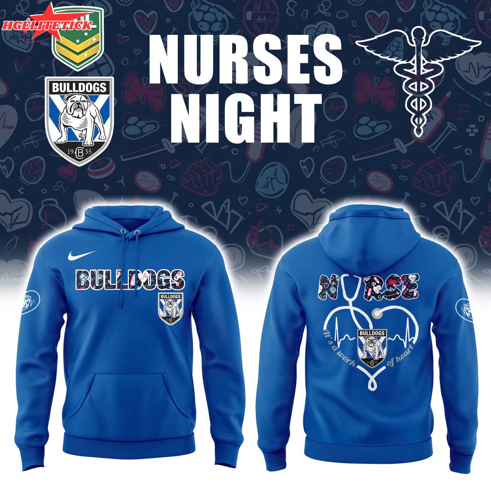 Canterbury Bulldogs x Nurse Edition Hoodie – Rugby Nurse Tribute Sweatshirt Canterbury Bulldogs x Nurse Edition Hoodie – Rugby Nurse Tribute Sweatshirt
