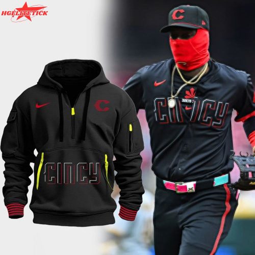 Cincinnati Reds City Connect Quarter-Zip Hoodie – 2025 Baseball Edition