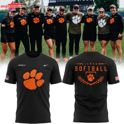 Clemson Softball Military Appreciation T-Shirt – Black NCAA Fan Gear