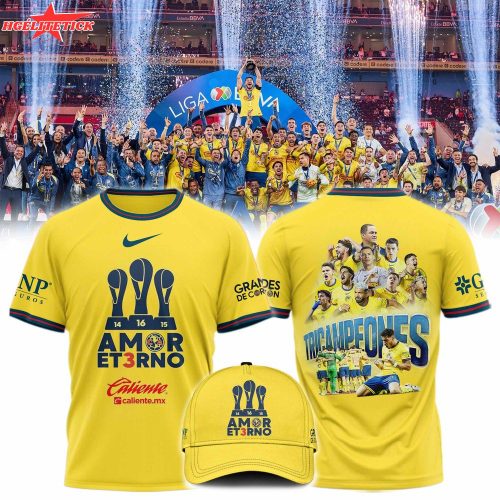 Club America Tri-Champion Limited Edition Shirt – Liga MX Victory Tee
