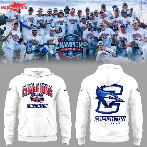 Creighton Baseball x 2025 BIG EAST BASEBALL TOURNAMENT CHAMPIONS Hoodie