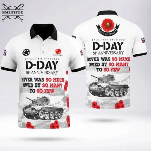 D-DAY 81st Anniversary Polo Shirt – WWII Memorial Edition