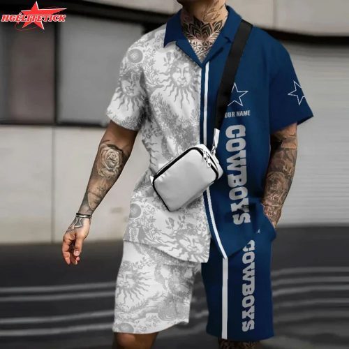 Dallas Cowboys Combo Hawaiian Shirt – Custom Name Gift for NFL Fans