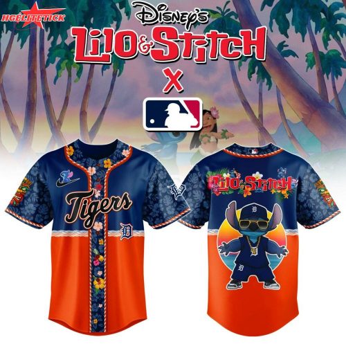 Detroit Tigers MLB x Lilo & Stitch Jersey