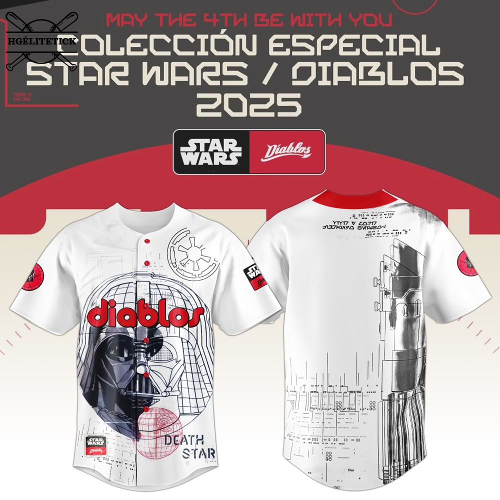 Diablos Rojos del México x Star Wars Jersey – 2025 Special Edition Diablos Rojos del México x Star Wars Jersey – 2025 Special Edition