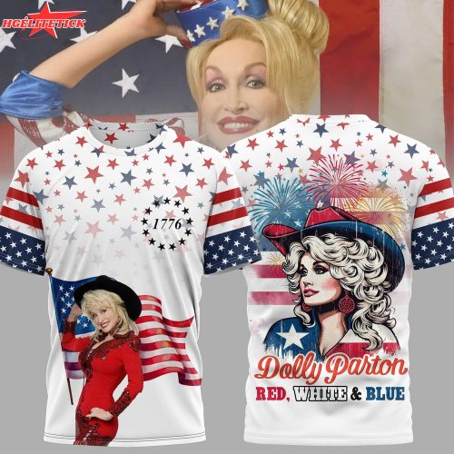 Dolly Parton for President Flag T-Shirt – Patriotic Country Music Shirt