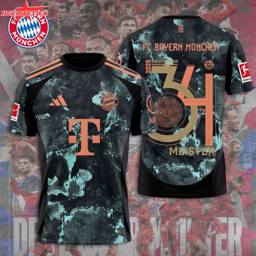 FC Bayern München 3D T-Shirt – Bundesliga Fan Edition