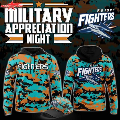 Frisco Fighters Military Nights Hoodie 2025 – Indoor Football League Apparel