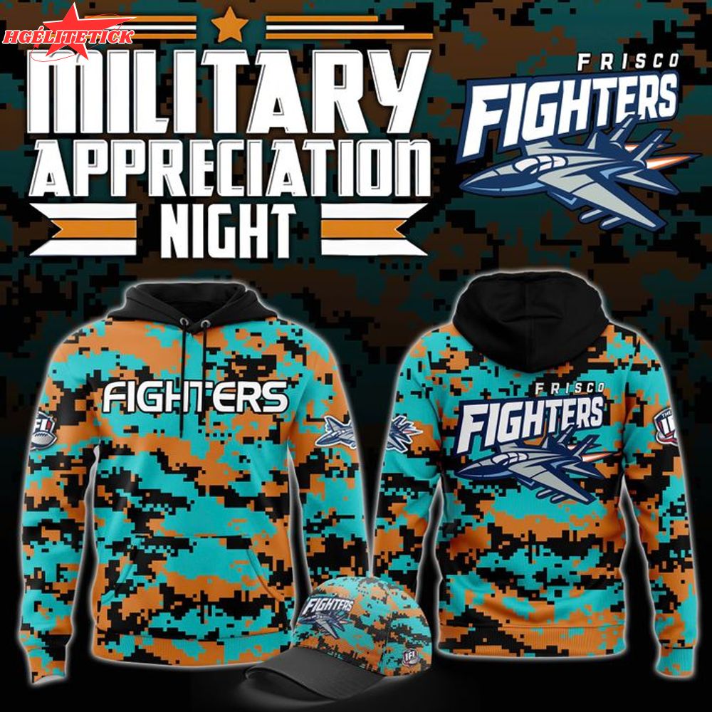 Frisco Fighters Military Nights Hoodie 2025 – Indoor Football League Apparel Frisco Fighters Military Nights Hoodie 2025 – Indoor Football League Apparel