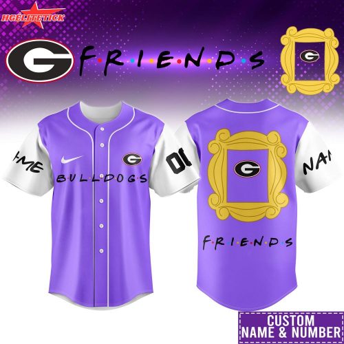 Georgia Bulldogs Baseball Jersey – College Fan Gift Shirt