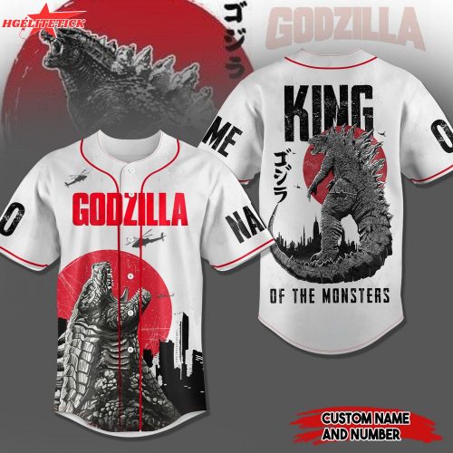 Godzilla King Of The Monsters Custom Jersey – Premium Monster Fan Gear