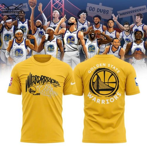 Golden State Warriors Yellow T-Shirt 2025 Edition