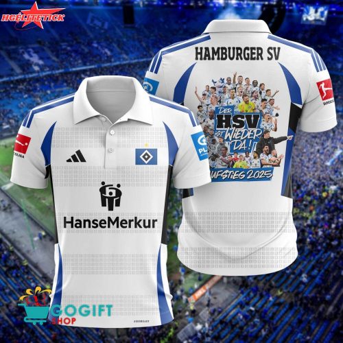 Hamburger SV Aufstieg 2025 Polo Shirt – DER COMEBACK Soccer Edition
