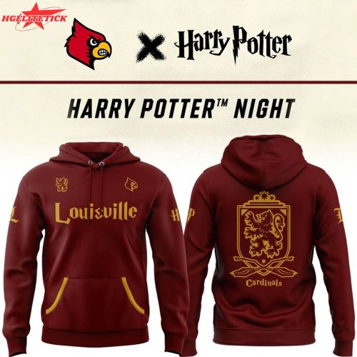 Harry Potter Louisville Cardinals Hoodie – 2025 Wizarding World Edition