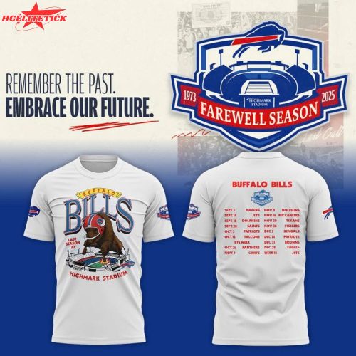 Highmark Stadium Farewell Season T-Shirt – Buffalo Bills Tribute Tee