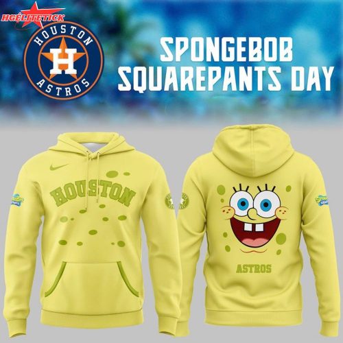 Houston Astros SpongeBob SquarePants Day Hoodie – MLB Cartoon Collab