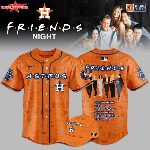 Houston Astros x FRIENDS Night Baseball Jersey 2025 – Tribute Game Edition