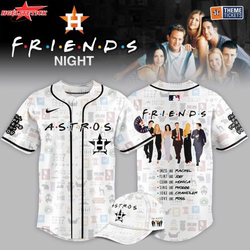 Houston Astros x FRIENDS Night Game Jersey 2025 – Limited MLB Edition