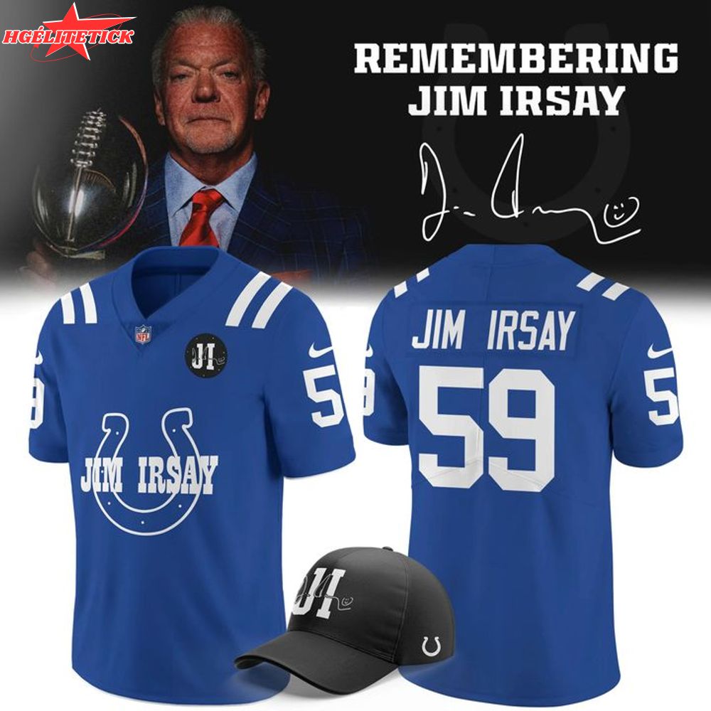 Irsay’s Blue Heart Football Jersey Irsay’s Blue Heart Football Jersey