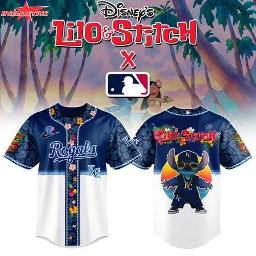 Kansas City Royals MLB x Lilo & Stitch Jersey