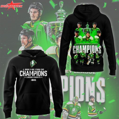Knights Hockey Champions Hoodie – Black Ice Team Victory Edition