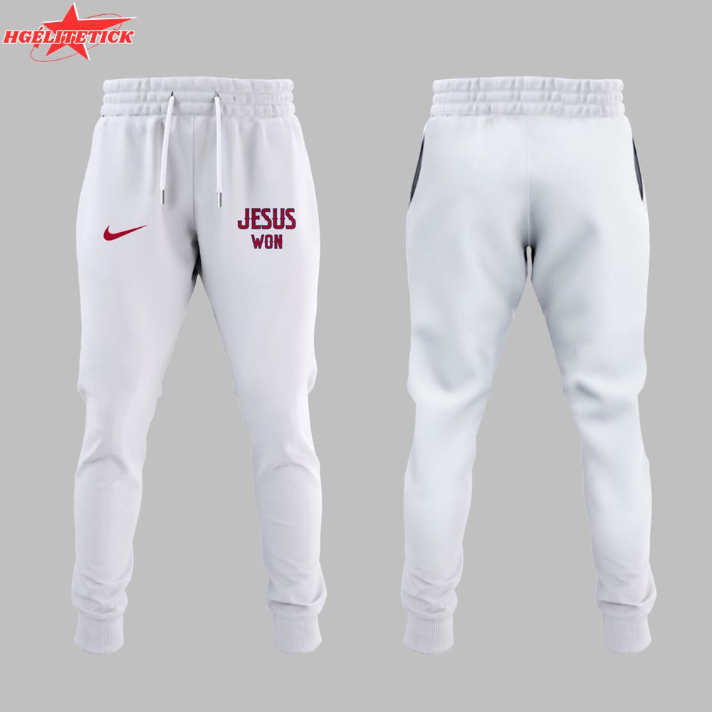 LA Angels x Jesus Won 2025 White Hoodie LA Angels x Jesus Won 2025 White Hoodie