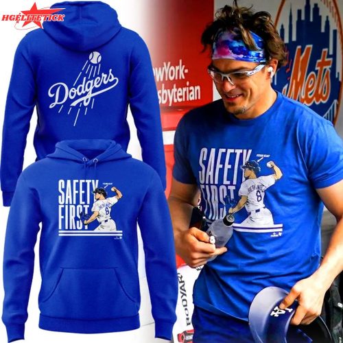 LA Dodgers Safety First 2025 Hoodie
