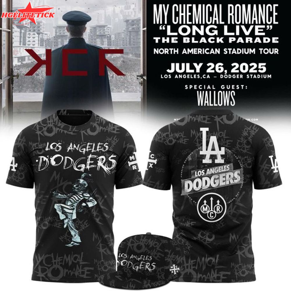 LA Dodgers x 2025 My Chemical Romance Concert T-shirt LA Dodgers x 2025 My Chemical Romance Concert T-shirt
