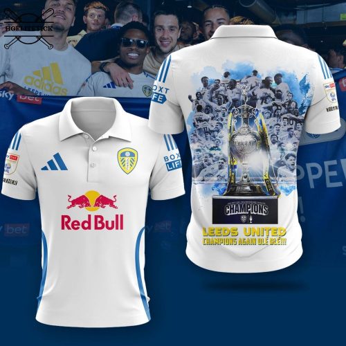 Leeds United Champions 2025 Polo Shirt – Premier League Winner Edition