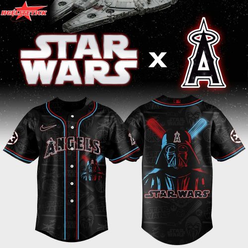 Limited Edition Los Angeles Angels x Star Wars Night Black Jersey