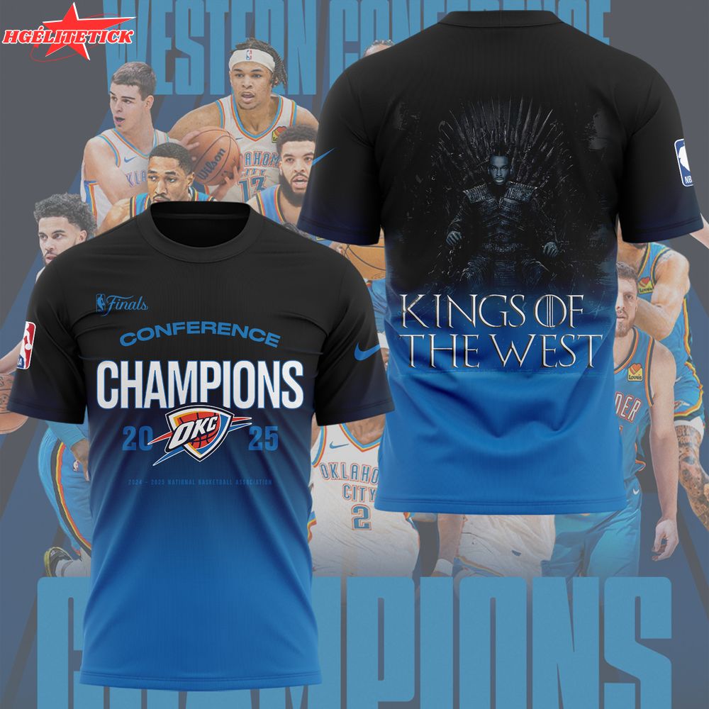 Limited Edition OKC Western Conference Champions 2025 Tshirt Limited Edition OKC Western Conference Champions 2025 Tshirt