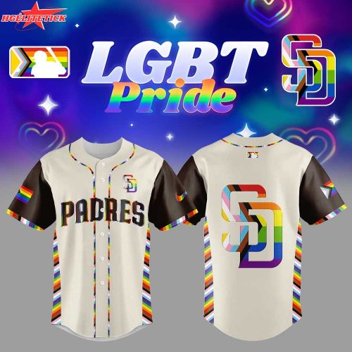 Limited Edition San Diego Padres LGBT Pride Night New Jersey