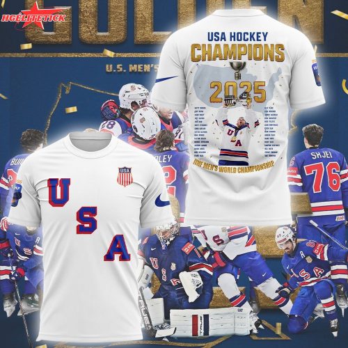 Limited Edition USA Golden White Tshirt